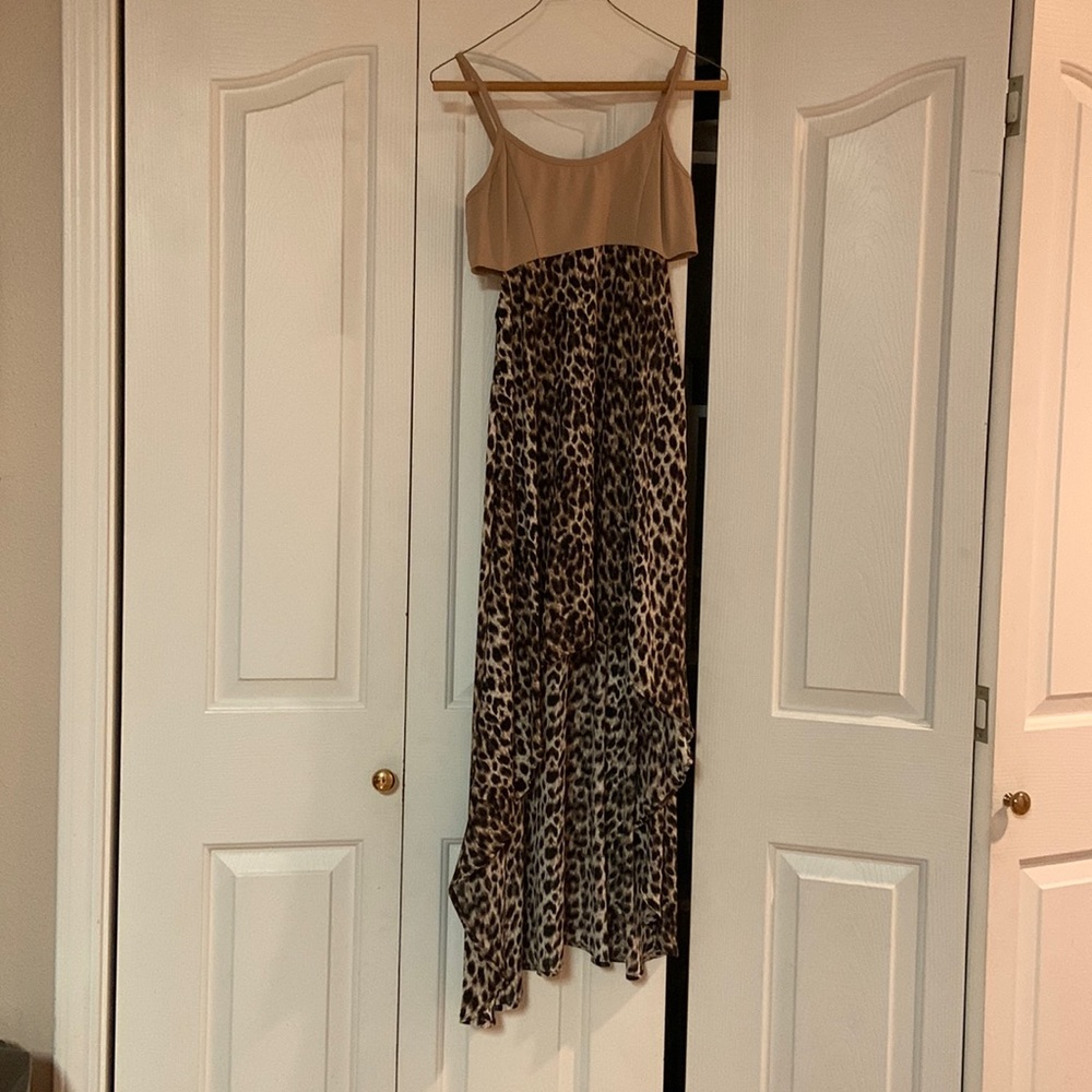 Cheetah print Hi-Low dress
